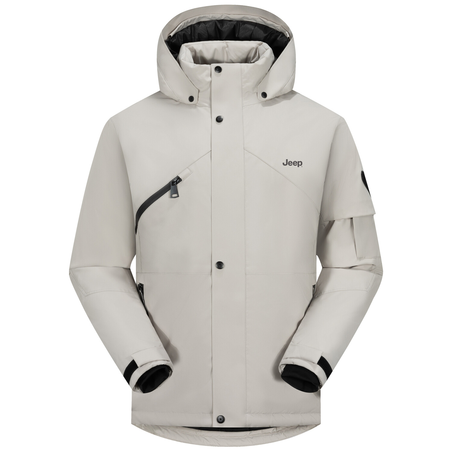 

Пуховик унисекс Jeep, цвет Warm White