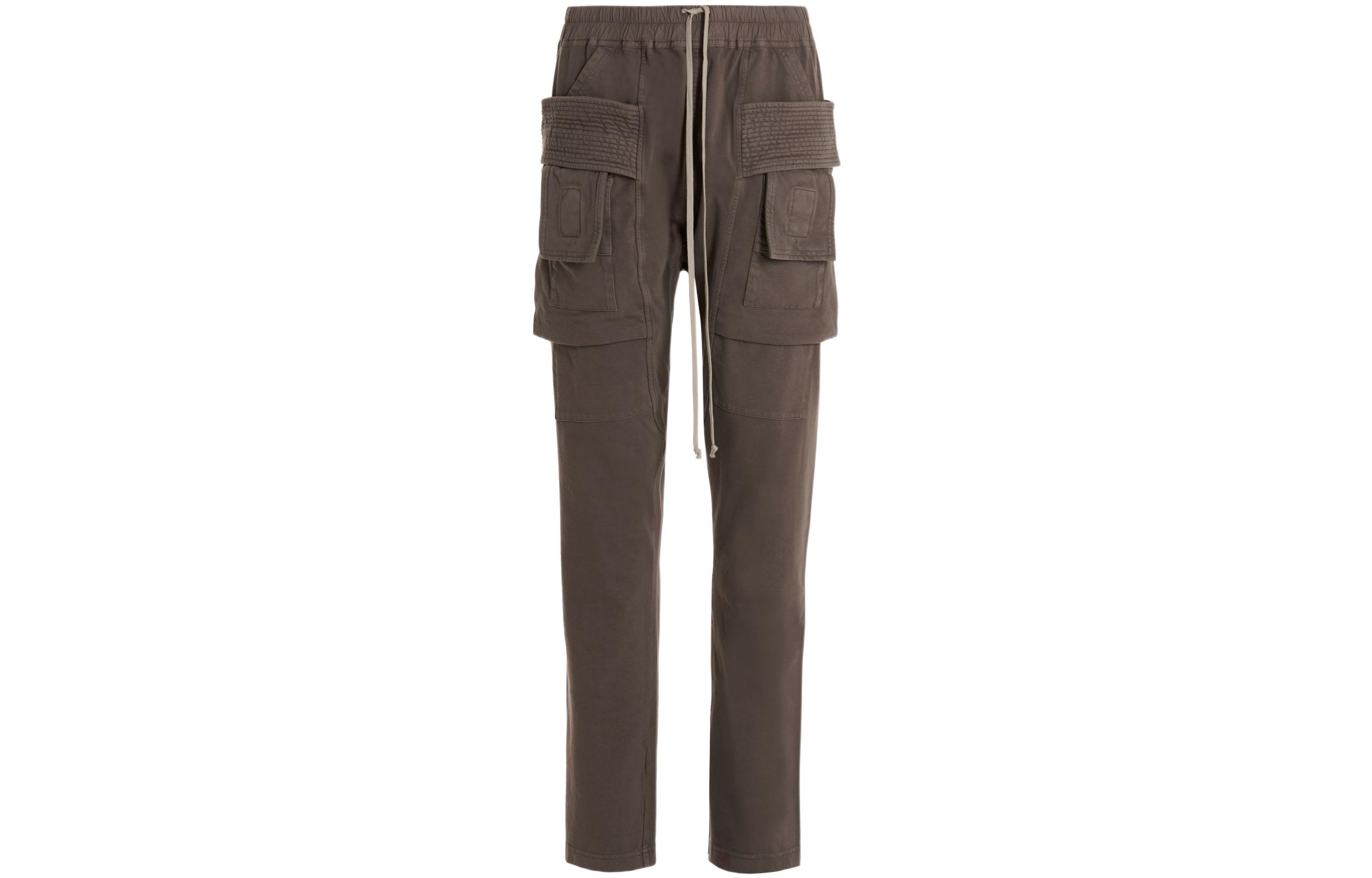 

Креач зауженные карго-брюки Rick Owens DRKSHDW, умбра