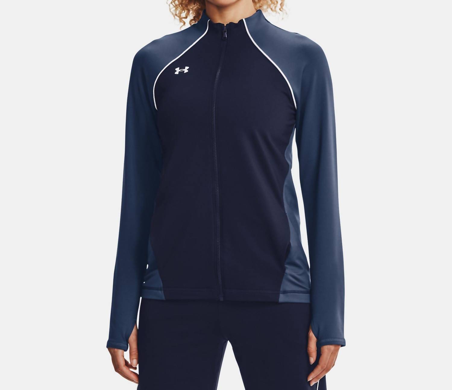 

Куртка Layer Up Full Zip в цвете Midnight Navy/White Under Armour