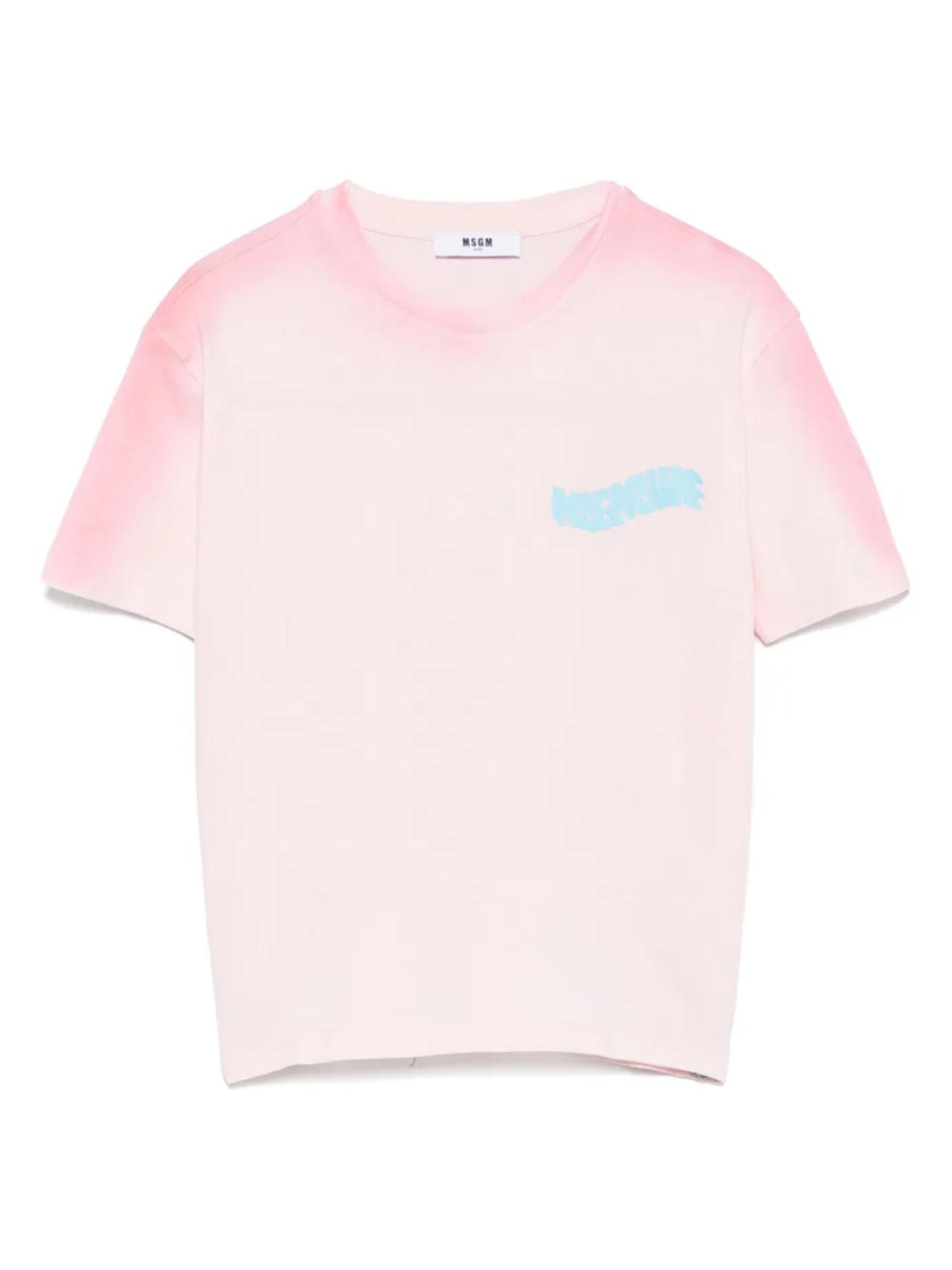 

MSGM Kids футболка с логотипом, розовый