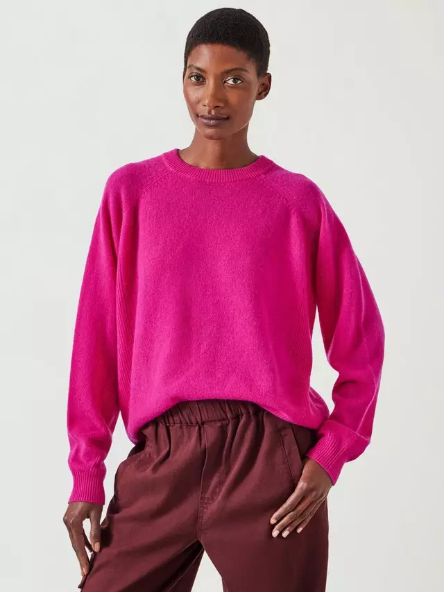

Джемпер HUSH Jasmine Cashmere Rib, цвет magenta