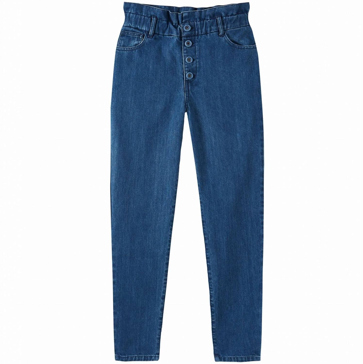 

Женские брюки из органического хлопка в дениме Emile & Ida, цвет denim