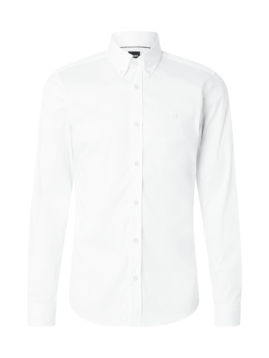 

Рубашка на пуговицах классического кроя BOSS ROAN, белый