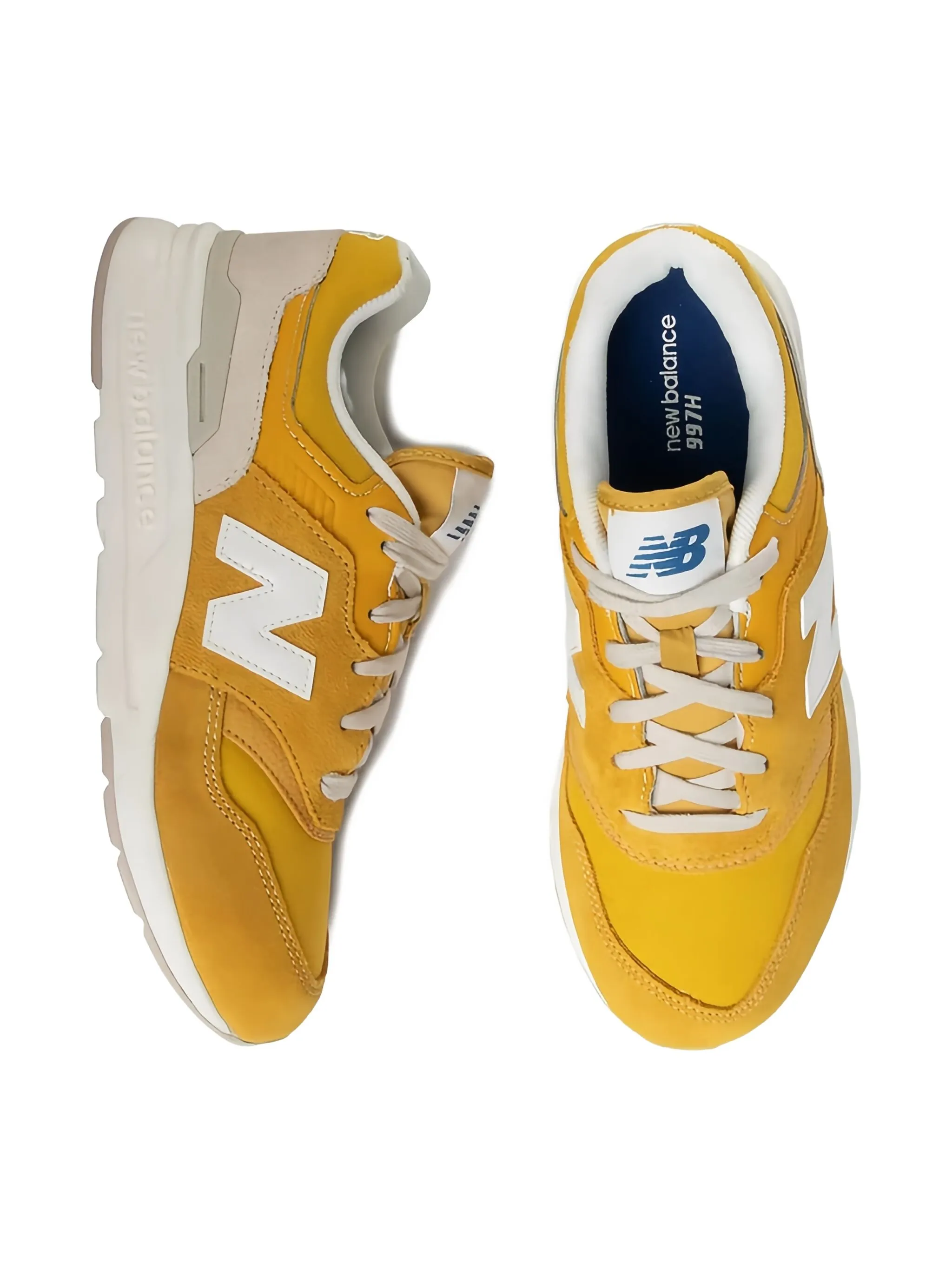 Кроссовки 997 New Balance Kids, желтый — фото 4