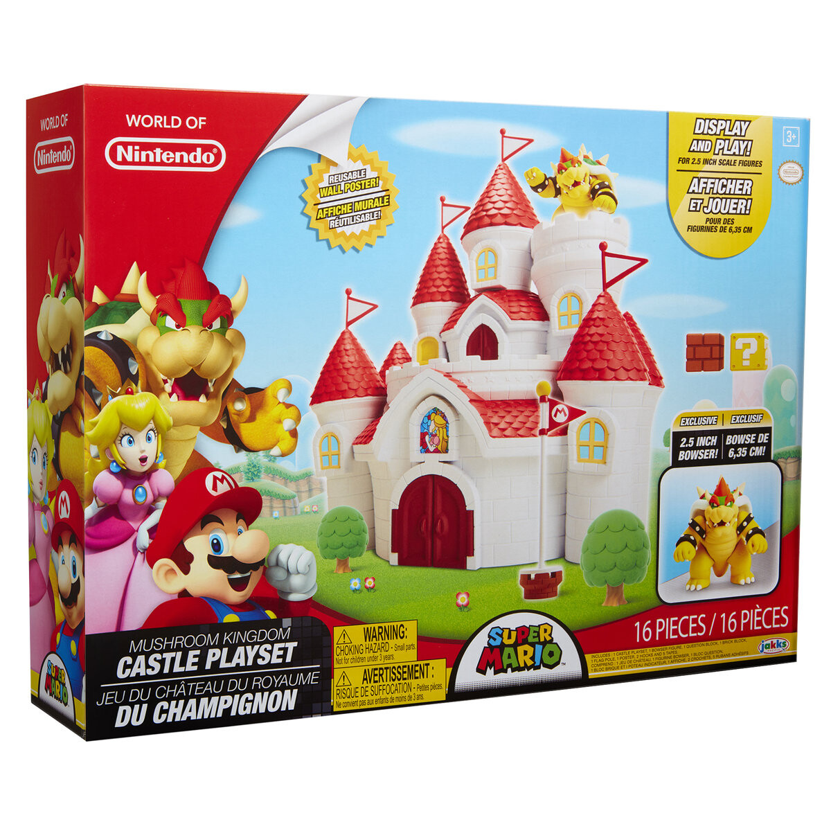 

Набор фигурок Супер Марио, Замок Грибного Королевства Mario