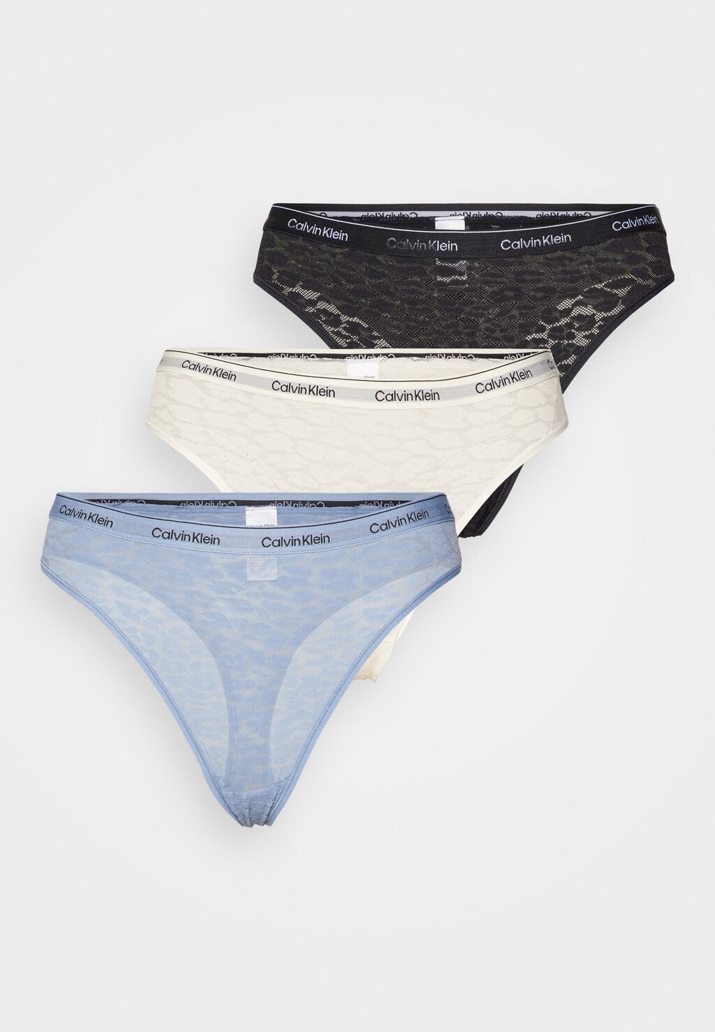 

Стринги BRAZILIAN 3 PACK Calvin Klein, серый