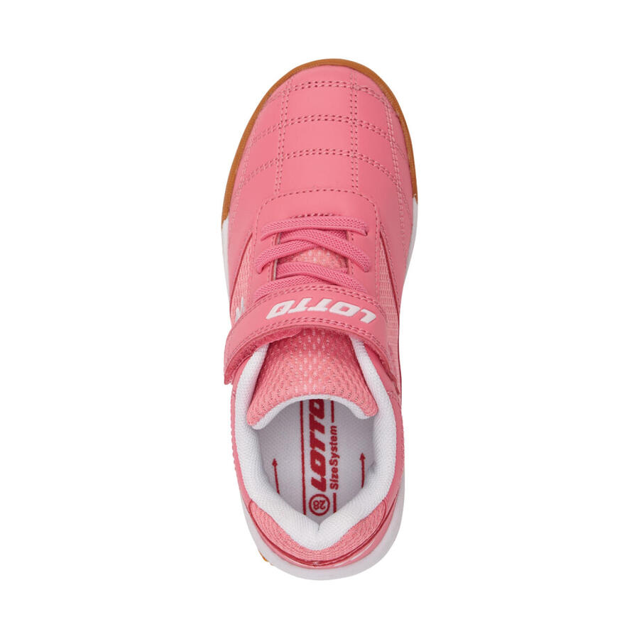 Низкие кроссовки Lotto Shoes WHIZZER K для детей 2600120K розовые/белые — фото 2