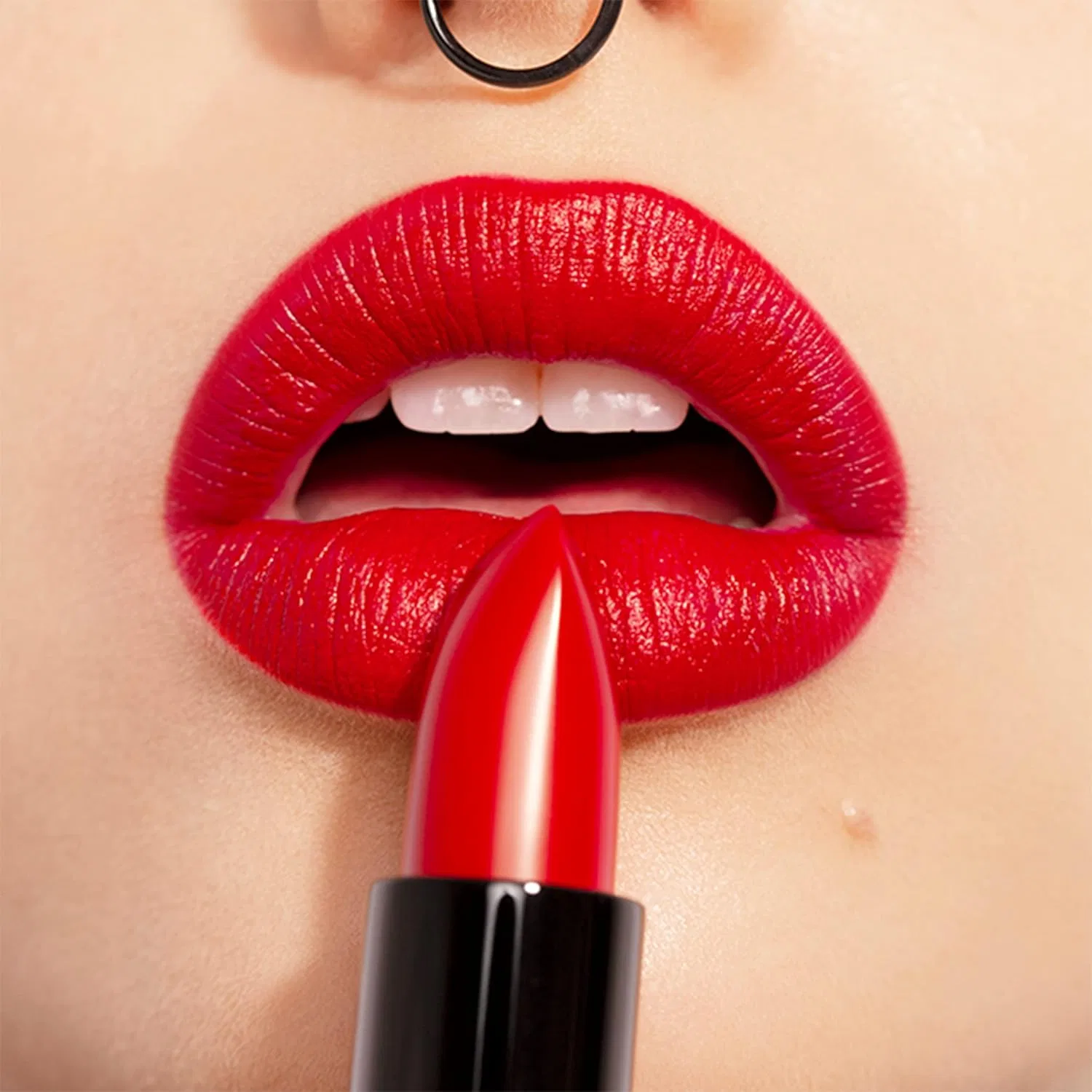 Матовая помада 3INA MAKEUP The Lipstick 245, розово-красный оттенок 3Ina, 245 - Pink Red — фото 2
