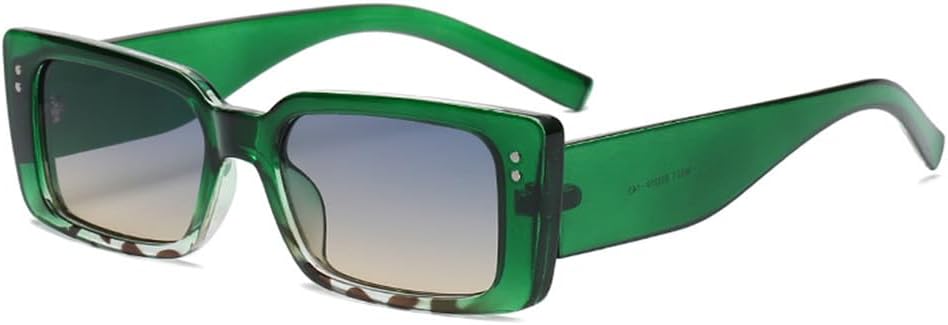 

Солнцезащитные очки с защитой от УФ-излучения UV400 - маленькая оправа с леопардовым принтом и градиентной расцветкой. Подходят для женщин и мужчин, для бега и занятий спортом на открытом воздухе generic, Green Leopard