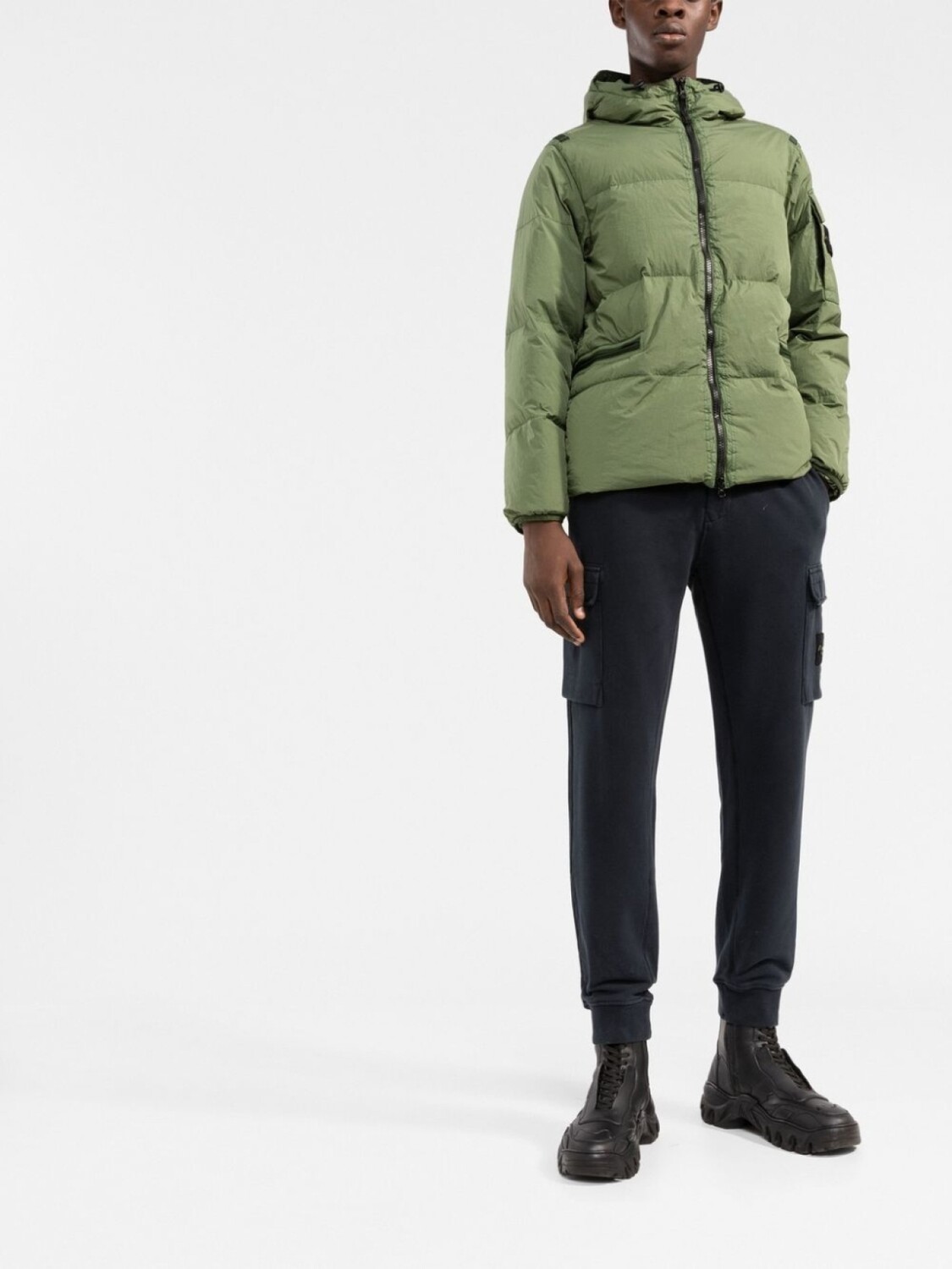 Зауженные спортивные брюки Stone Island, синий — фото 2