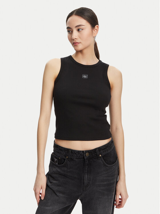 

Топ slim fit LV047C201G Calvin Klein Jeans, чёрный