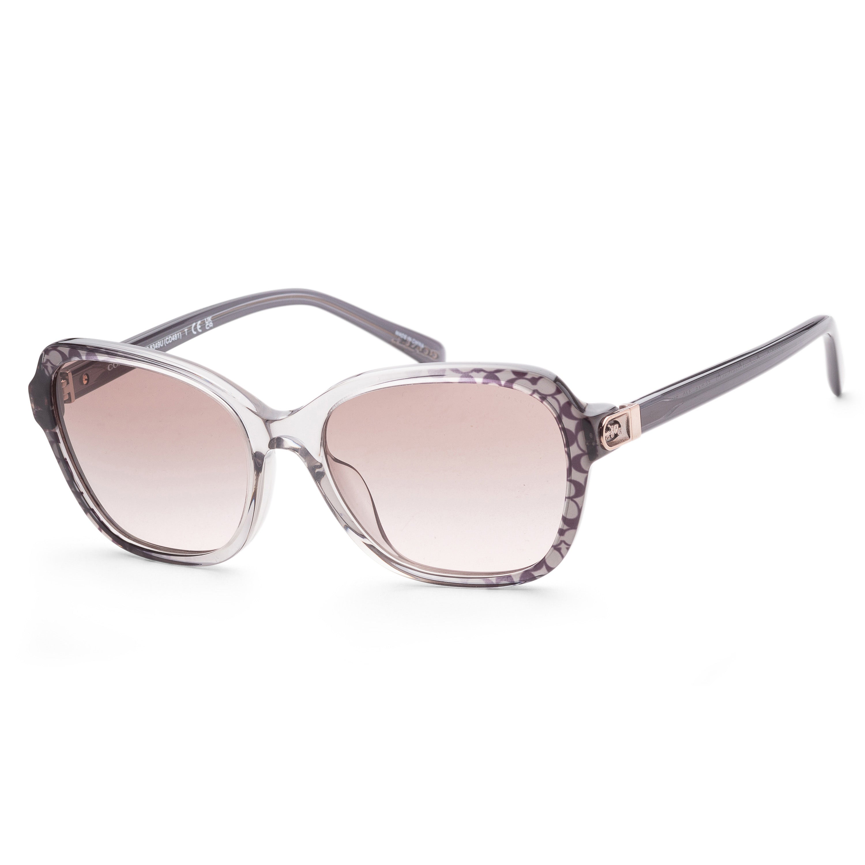 

Женские солнцезащитные очки Coach 56 мм, цвет grey gradient signature c