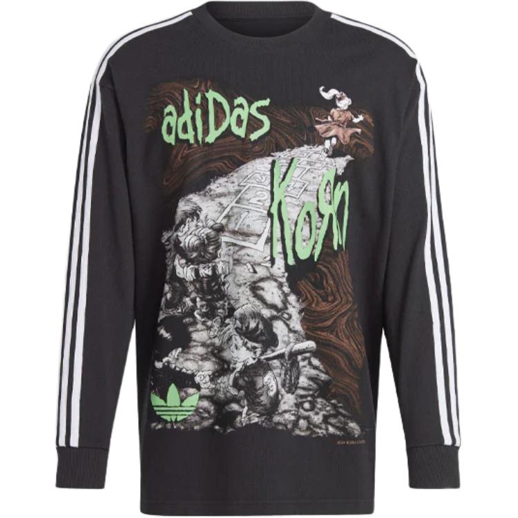 

Рубашка с длинным рукавом X KORN, черная Adidas Originals, черный