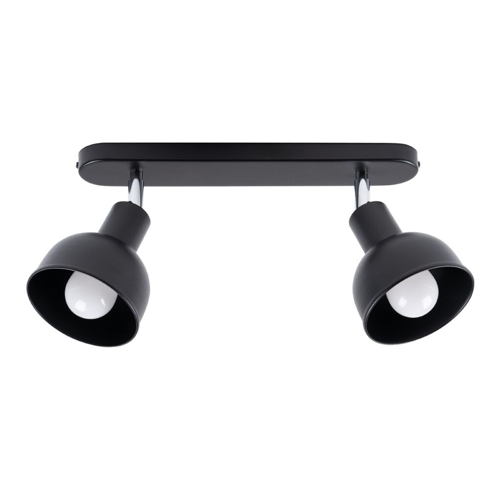 

Плафон ELBA 2 Черный 2хЕ27 15Вт Сталь 18,5х24х47см Sollux Lighting