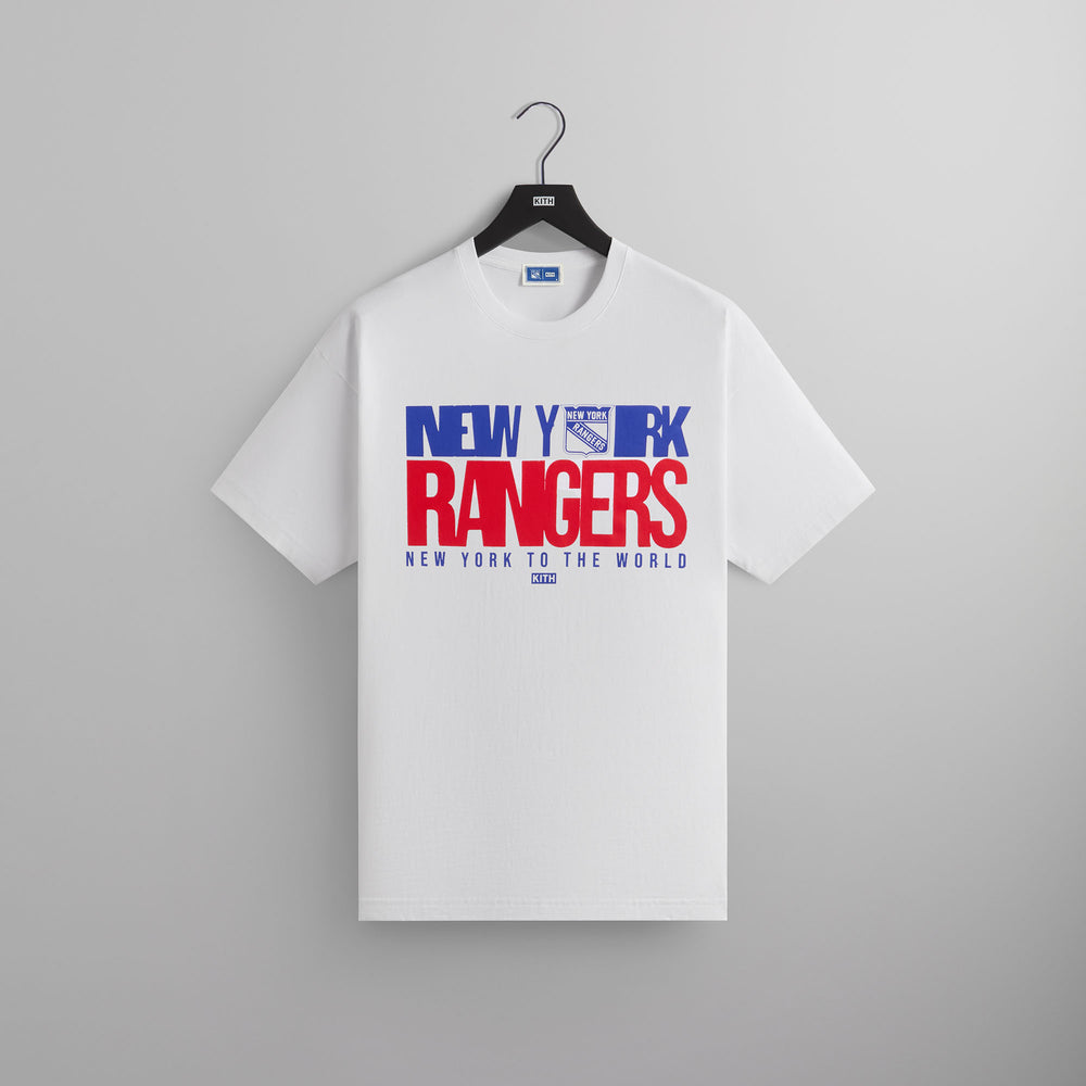

Футболка Kith for the New York Rangers New York To The World Vintage Tee, белый