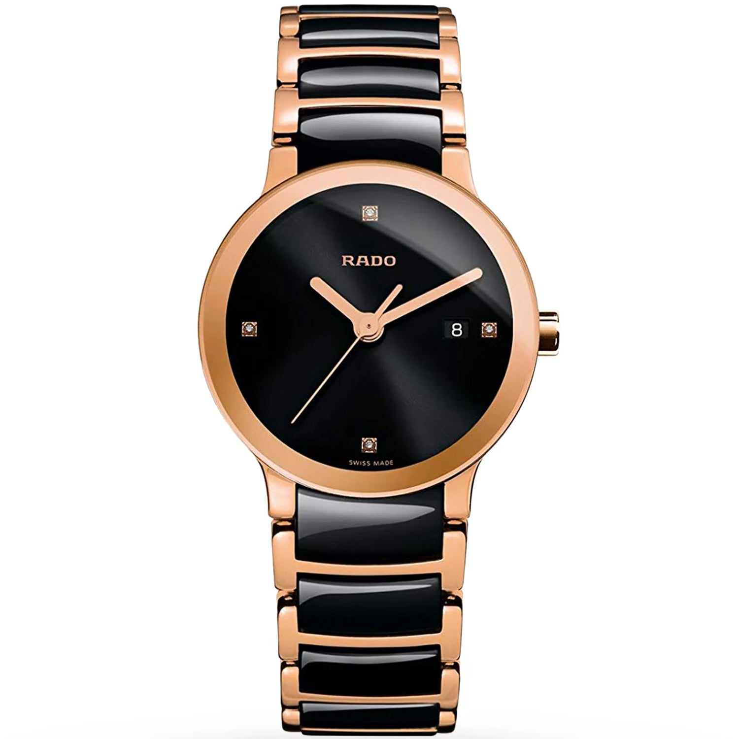 

Часы женские Rado Centrix Jubile с черным циферблатом