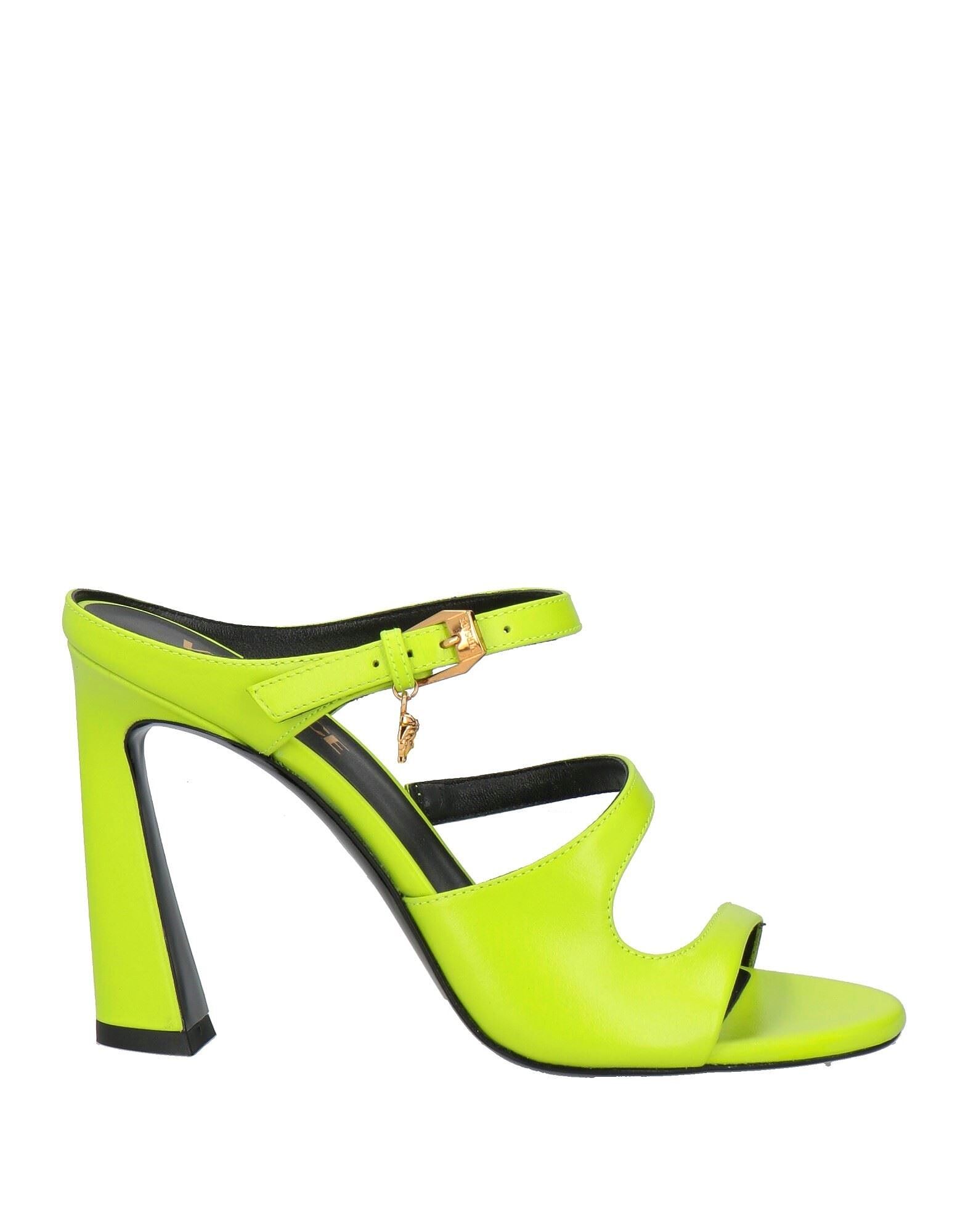 Сандалии Versace, лаймовый
