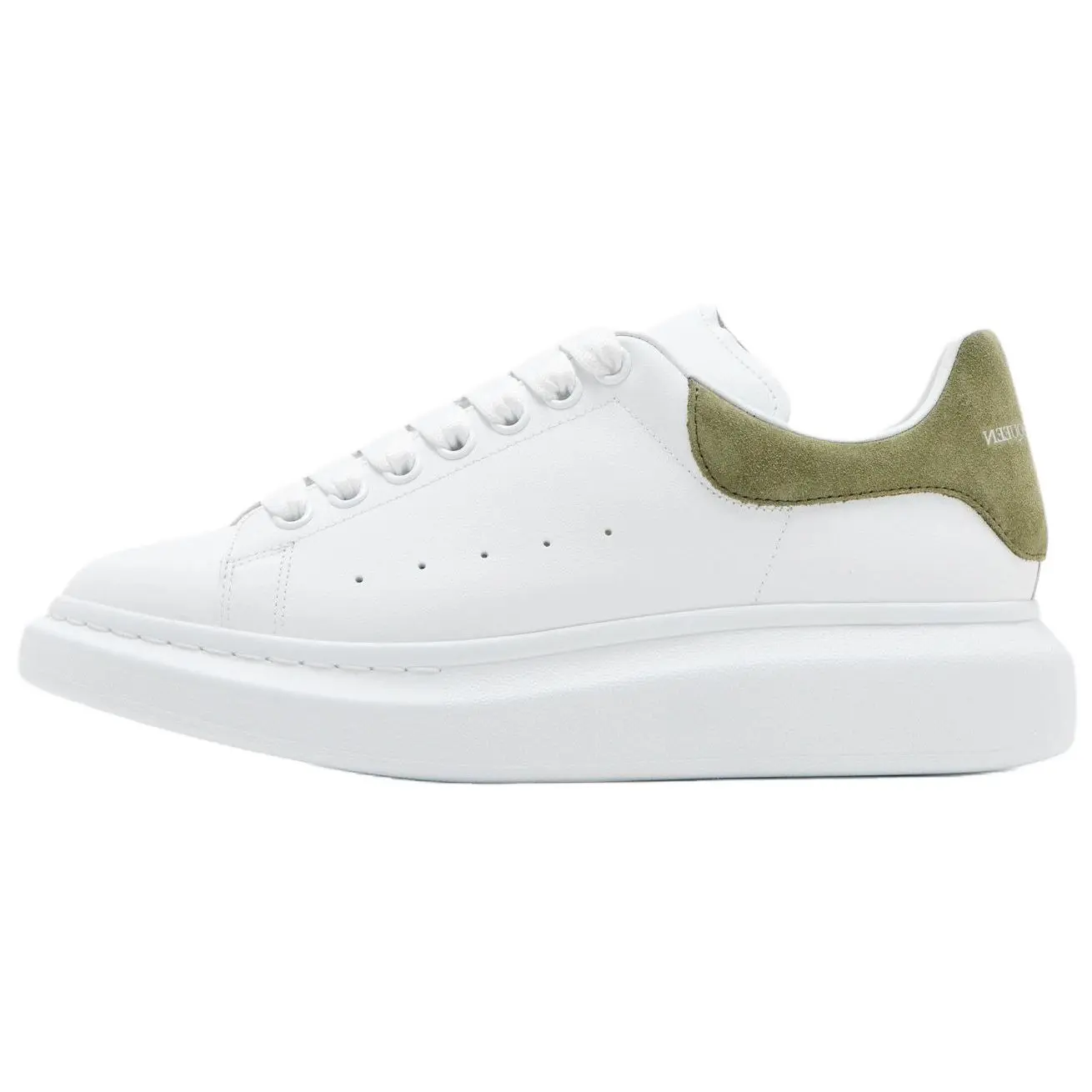 

Alexander McQueen Оверсайз кроссовки Leather низкие повседневные мужские белые зеленые