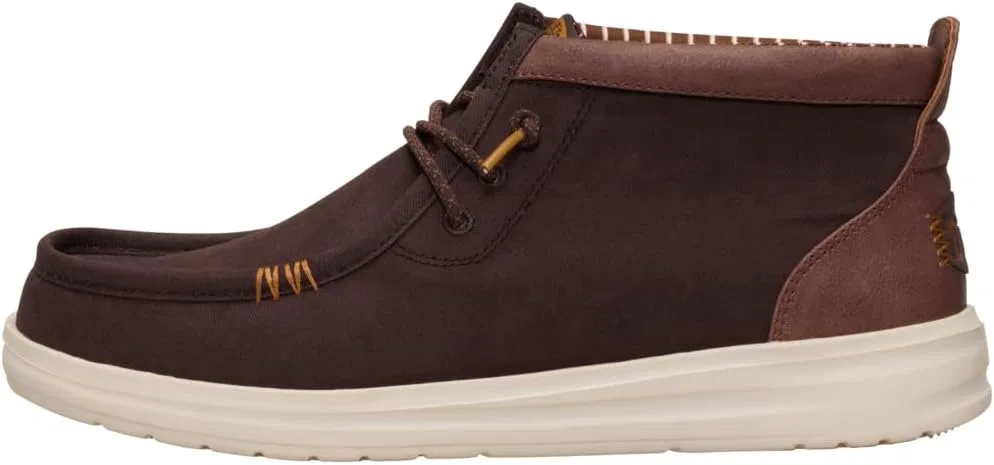 Лоферы HEYDUDE Wally Mid GripR Warmth, коричневый