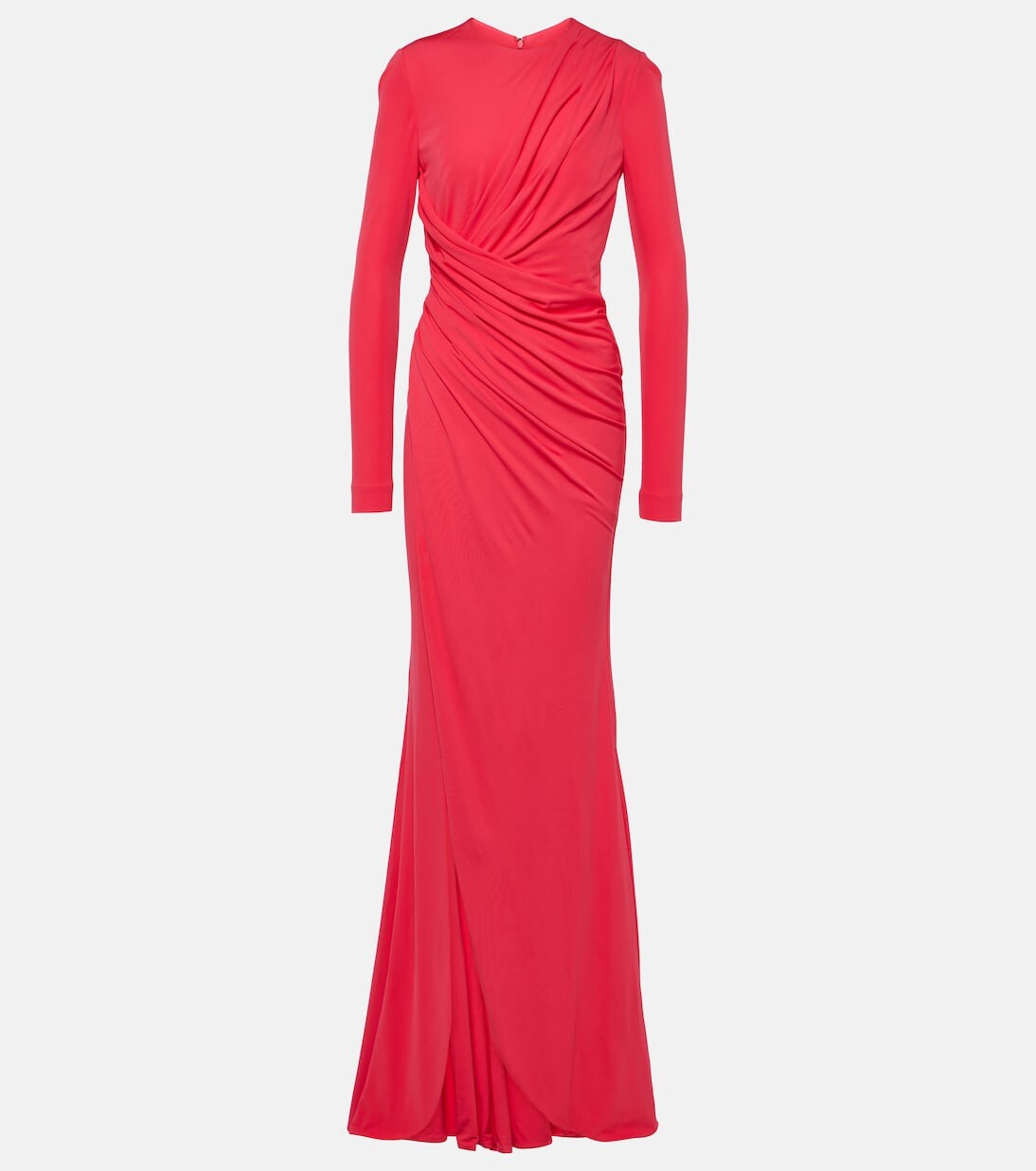 

Собранное платье Elie Saab, красный