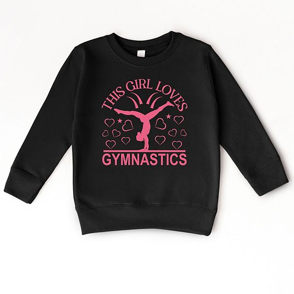 

Толстовка для девочки This girl loves gymnastics The Juniper Shop, Black