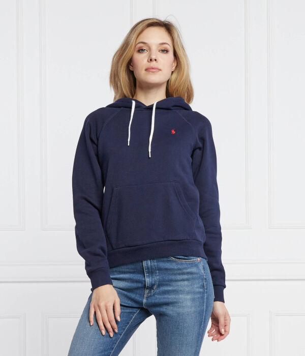 Толстовка женская Polo Ralph Lauren классическая, синий — фото 3
