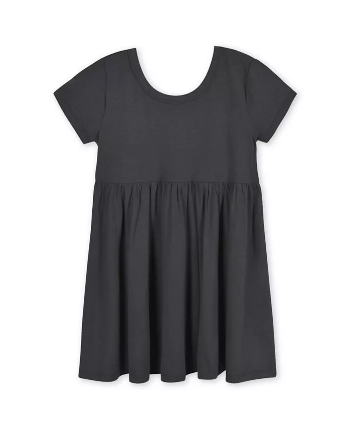 

Платье для девочки с коротким рукавом Midnight Floral Twirl Gerber, серый