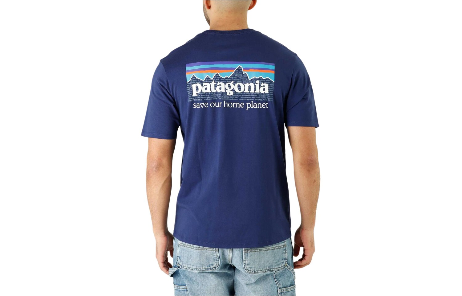 patagonia Патагония Мужская футболка, Синий Ветер/ФИНБ — фото 3