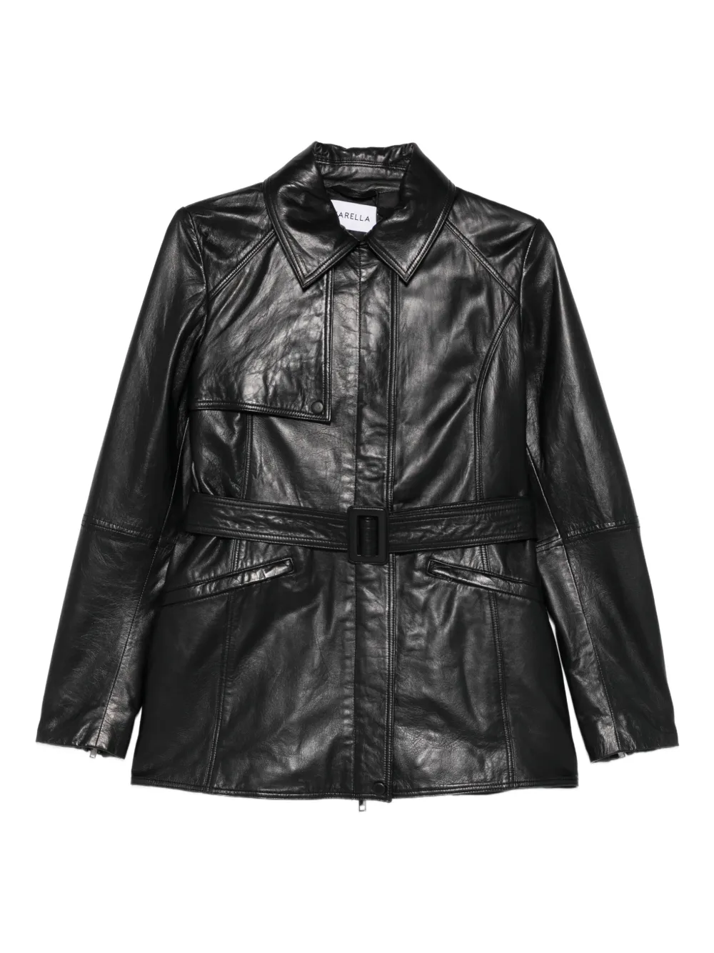 

Кожаное пальто Sedile Marella, черный