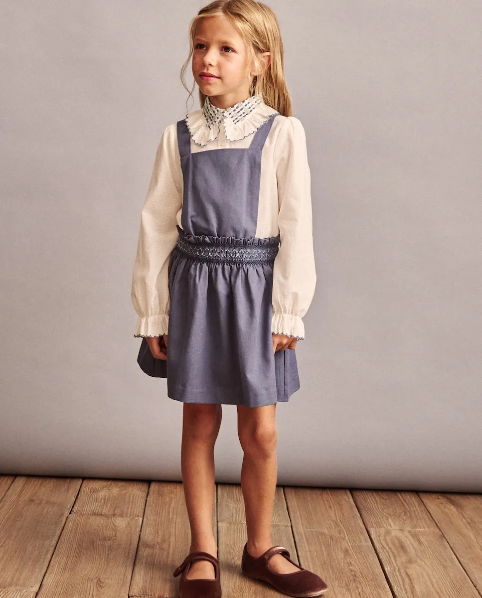 

Жилетка с запахом и поясом для девочки Coconut El Corte Inglés, темно-синий