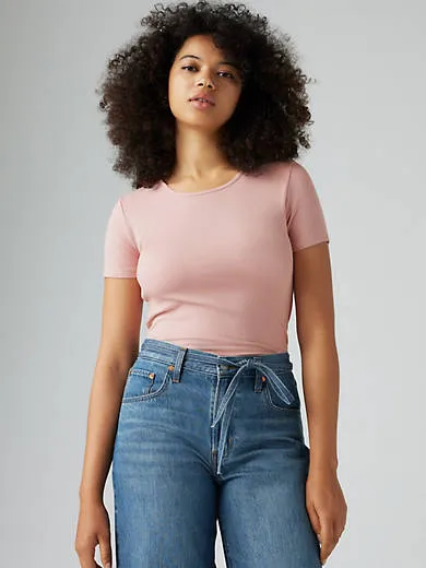 

Мечтательная футболка с короткими рукавами Levi's, розовый