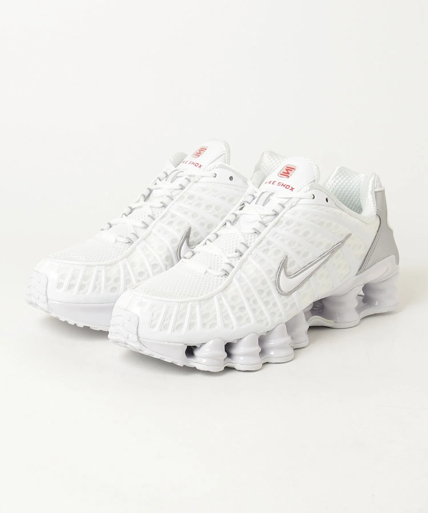 Мужские кроссовки NIKE SHOX TL белые