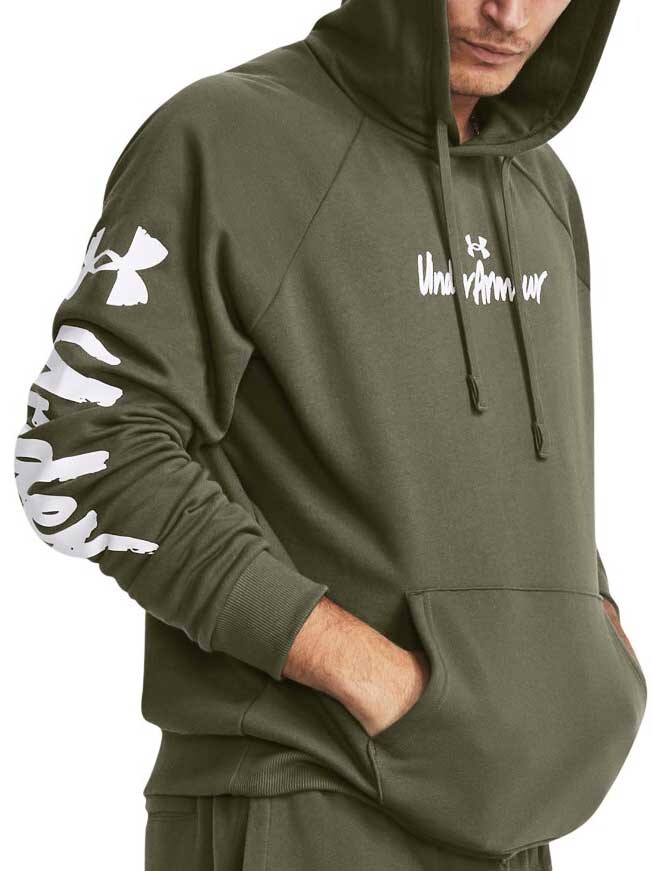 

Толстовка Under Armour Rival Fleece Graphic HD, зеленый