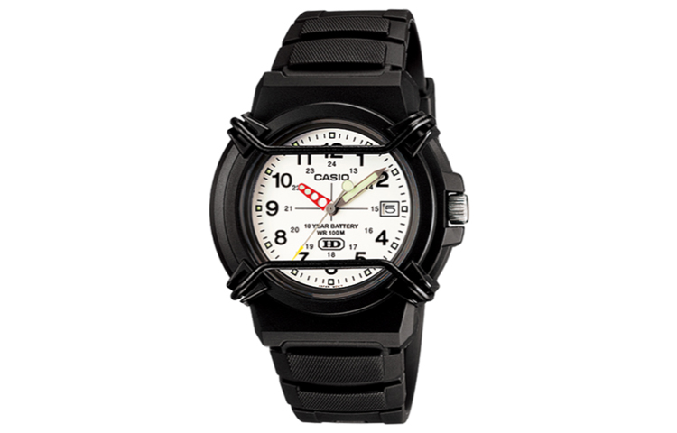 

CASIO Мужские молодежные белые часы HDA-600B-7B