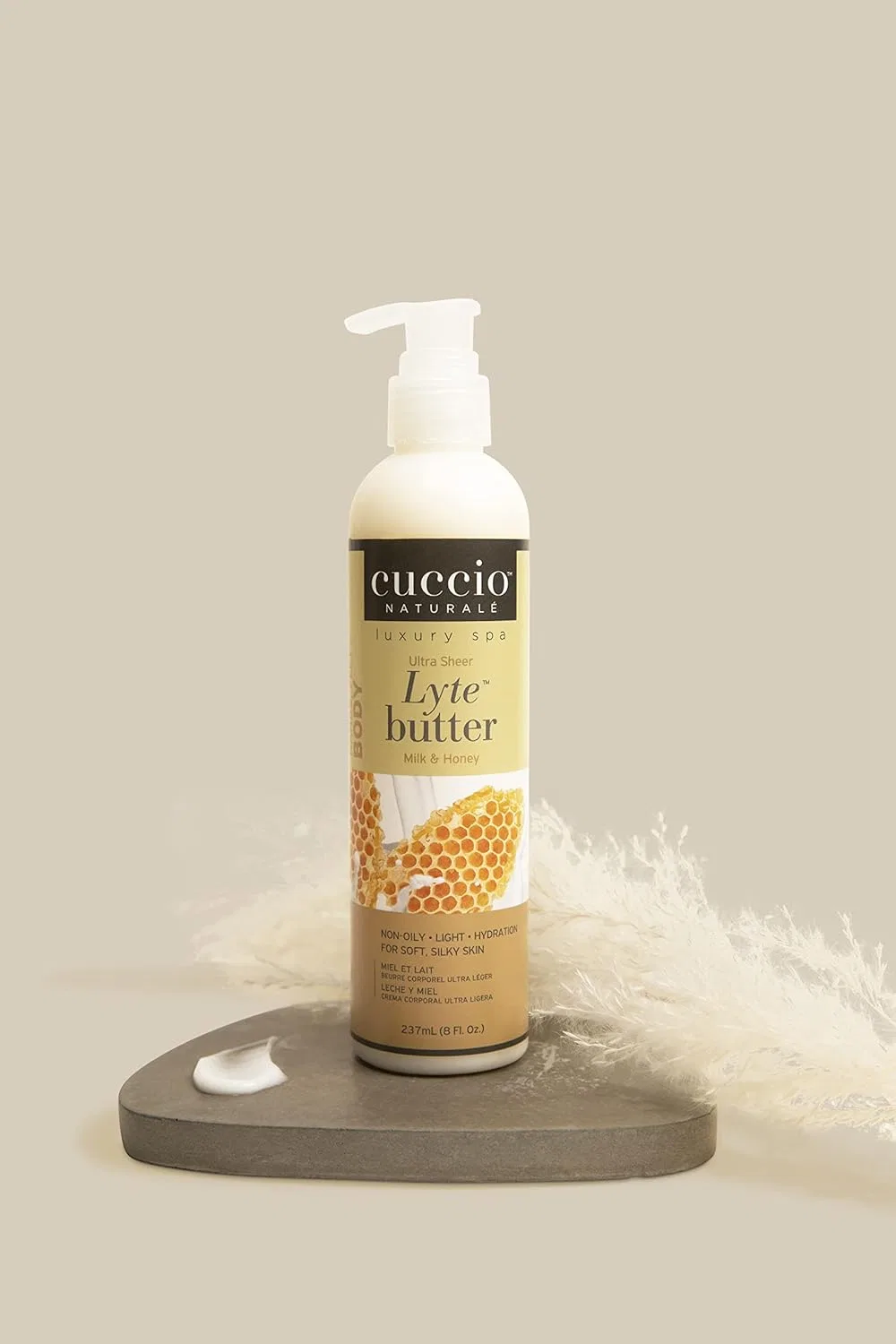 Лосьон для тела Ultra Sheer Body Butter, Cuccio, Honey & Soy Milk, 8 унций — фото 3
