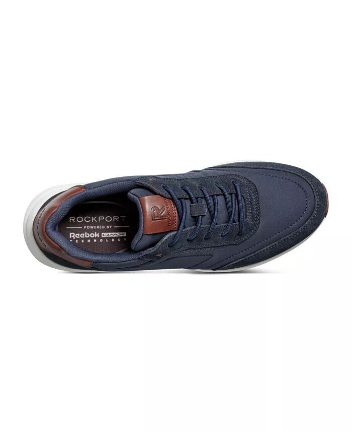 Кроссовки мужские X Reebok DMX Brock Casual на шнуровке Rockport, синий — фото 3