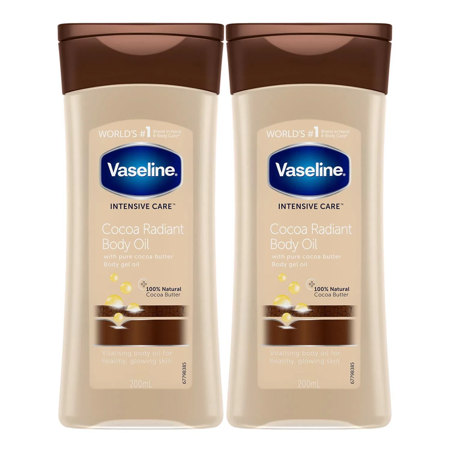 Масло-гель для тела Vaseline Total Moisture Cocoa Radiant, 2 x 201 мл Vaseline