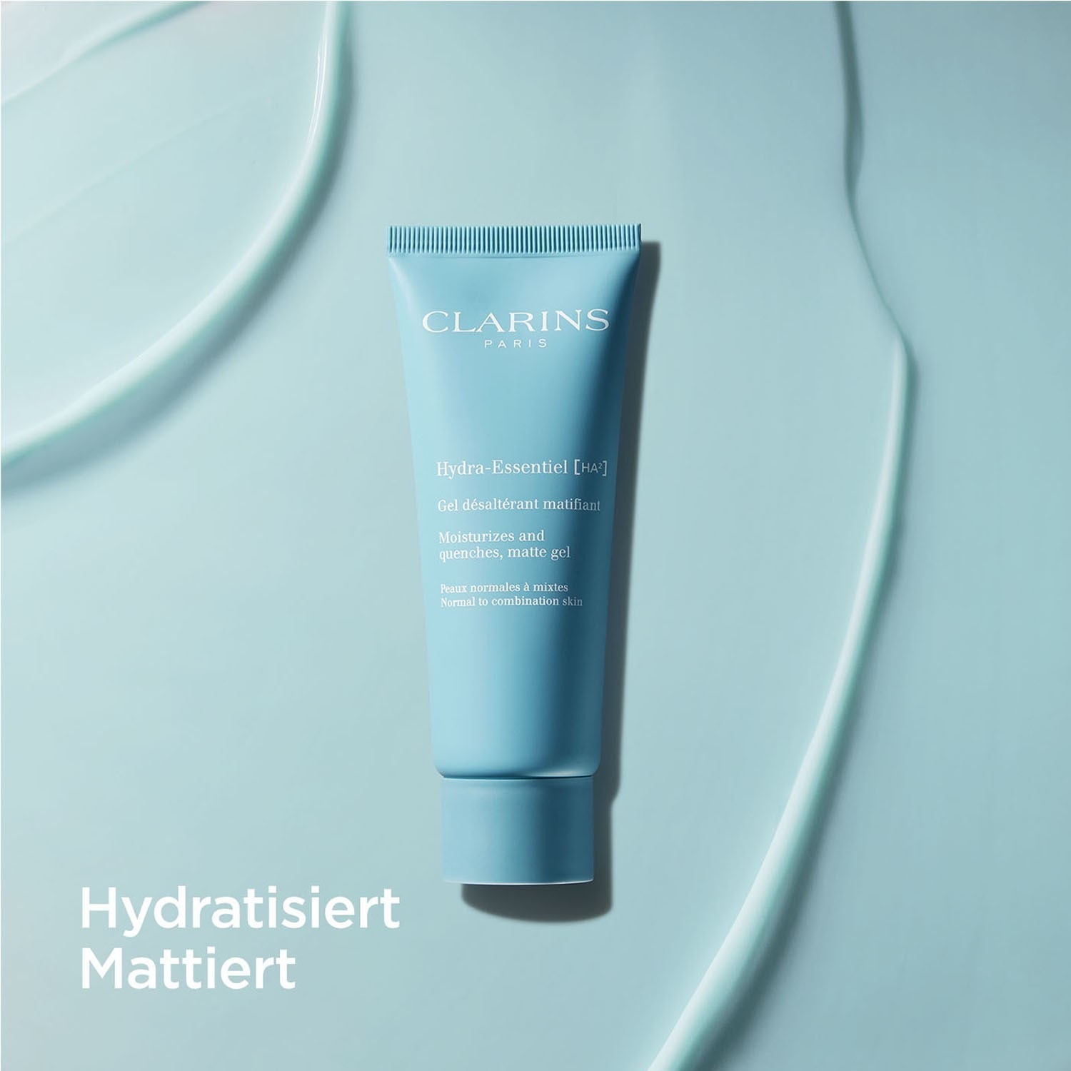 Крем для лица Clarins — Hydra-essentiel ha² hydra-essentiel gel désaltérant matifiant peaux normales à mixtes, 75 мл — фото 3