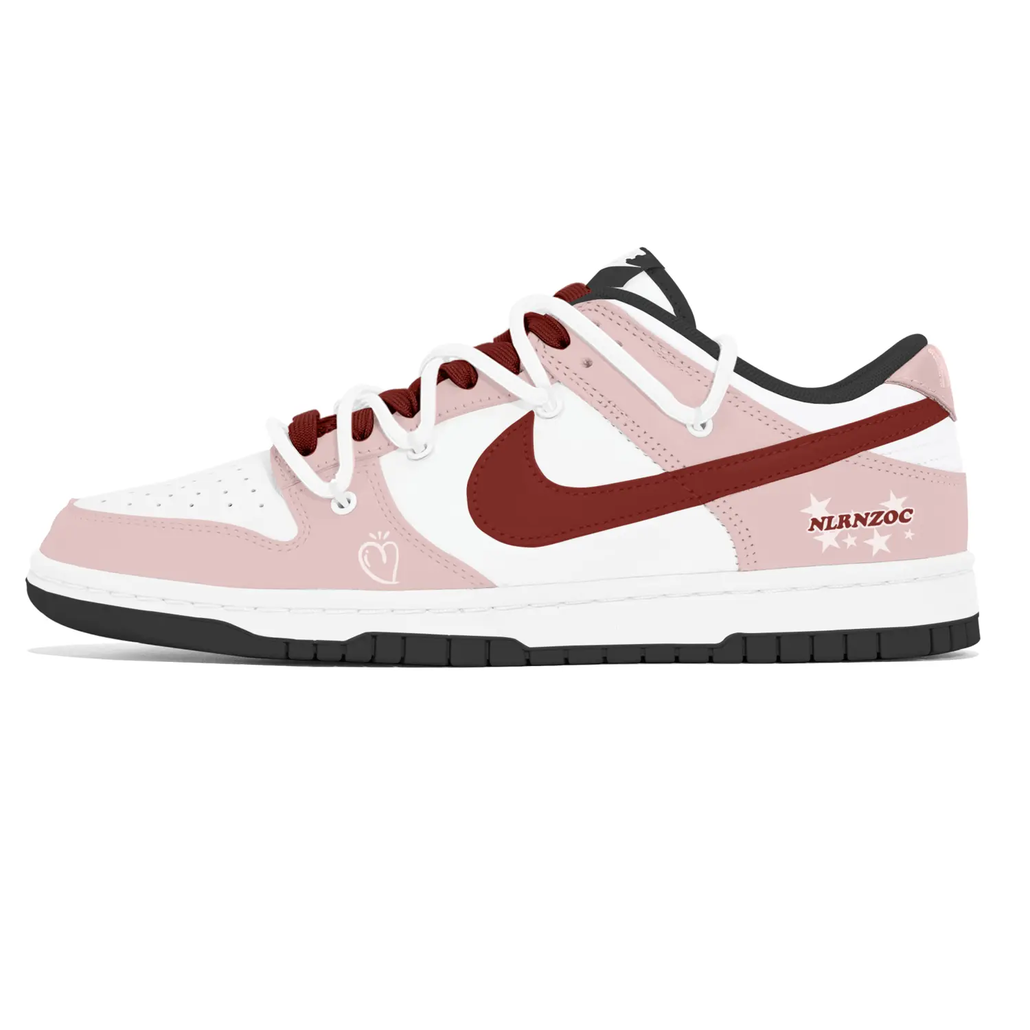 

Nike Кроссовки для скейтбординга Dunk Dust Collection, износостойкие, низкие, мужские, розовые