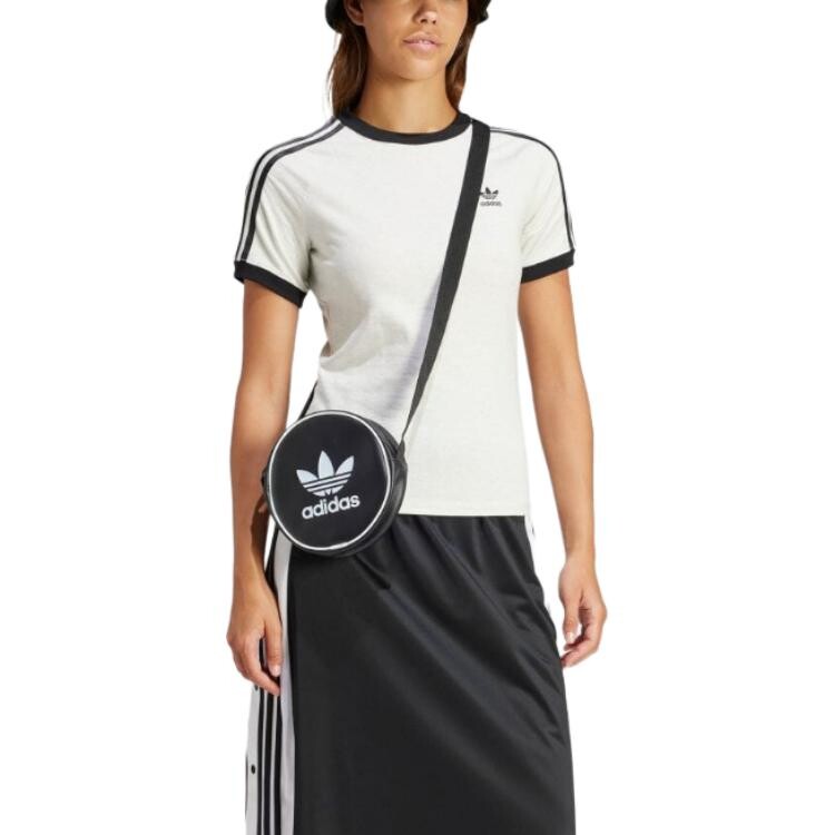 Футболка Adidas Originals 3-Stripes Slim Raglan, белый — фото 2