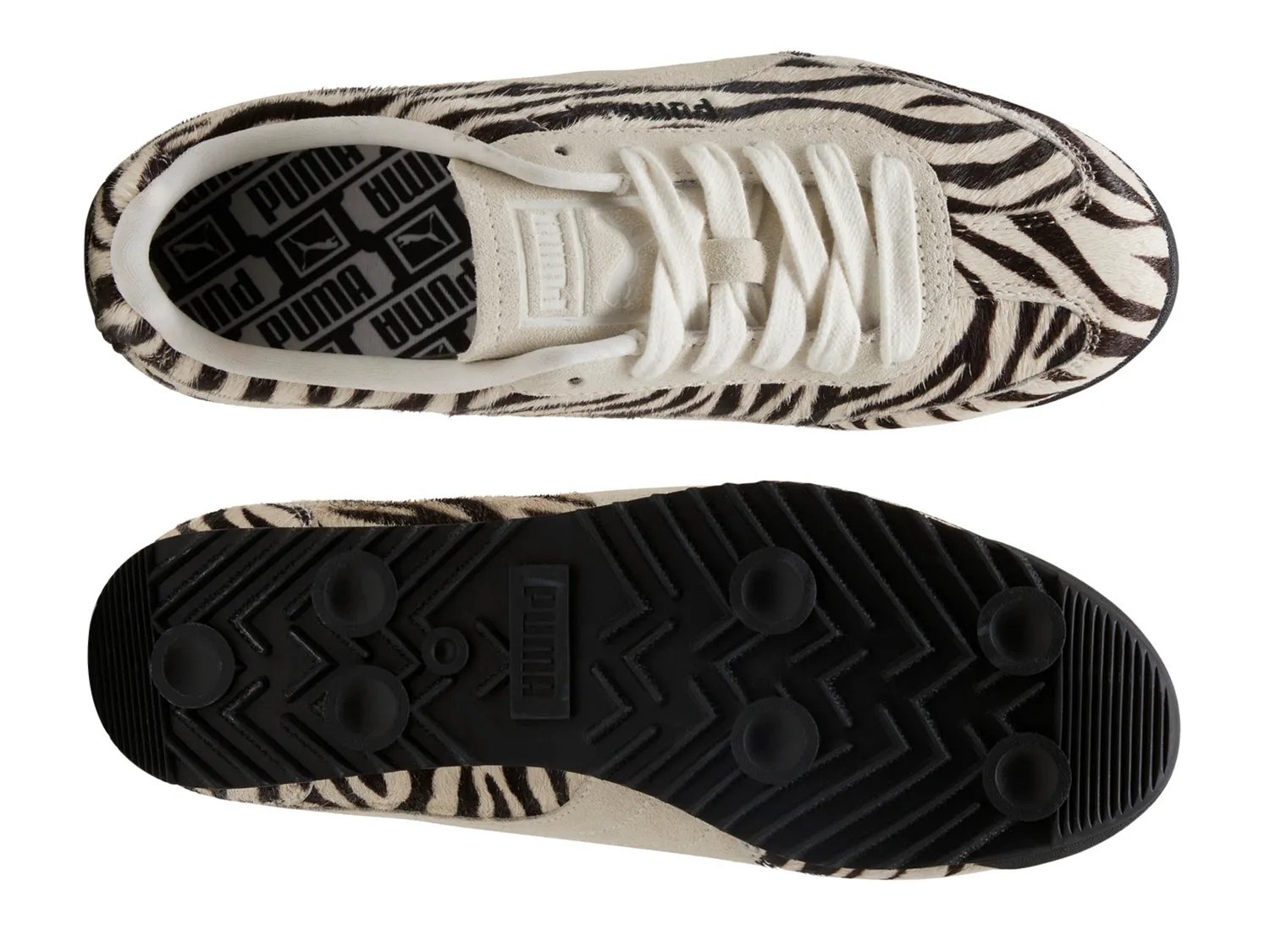 Кроссовки Puma Arizona Sneaker - Women's, Black/White Zebra Print Calf Hair Leather — фото 3