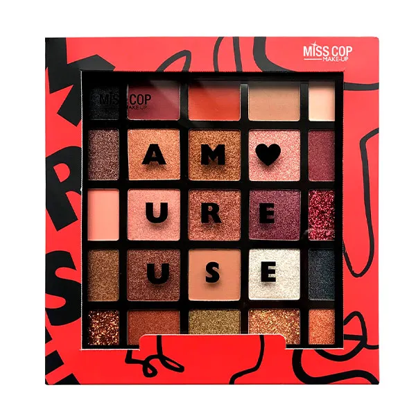 

Палитра теней Amoureuse Palette Miss Cop, 1 UD