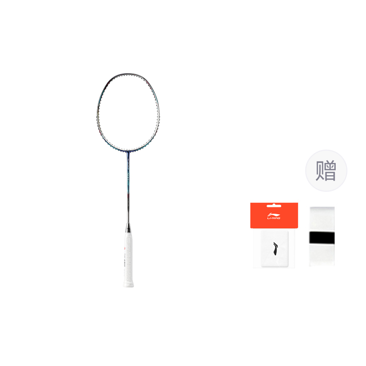 

Профессиональная бадминтонная ракетка LiNing Windblade Collection 500 из карбона, диаметр 675 мм, синяя