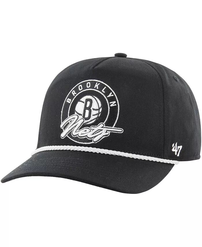 

Мужская черная кепка Brooklyn Nets Ring Ton Hitch Snapback '47 Brand, черный