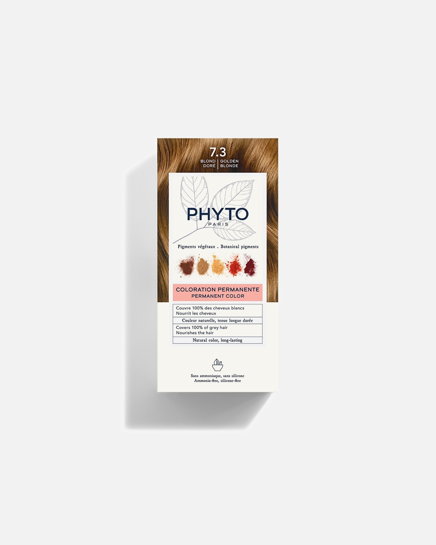 

Краска для волос Phyto, nr. 7.3, 112 мл