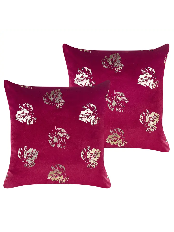 

Декоративная подушка Beliani 2er Set Deko GOLDENROD, цвет rot/gold