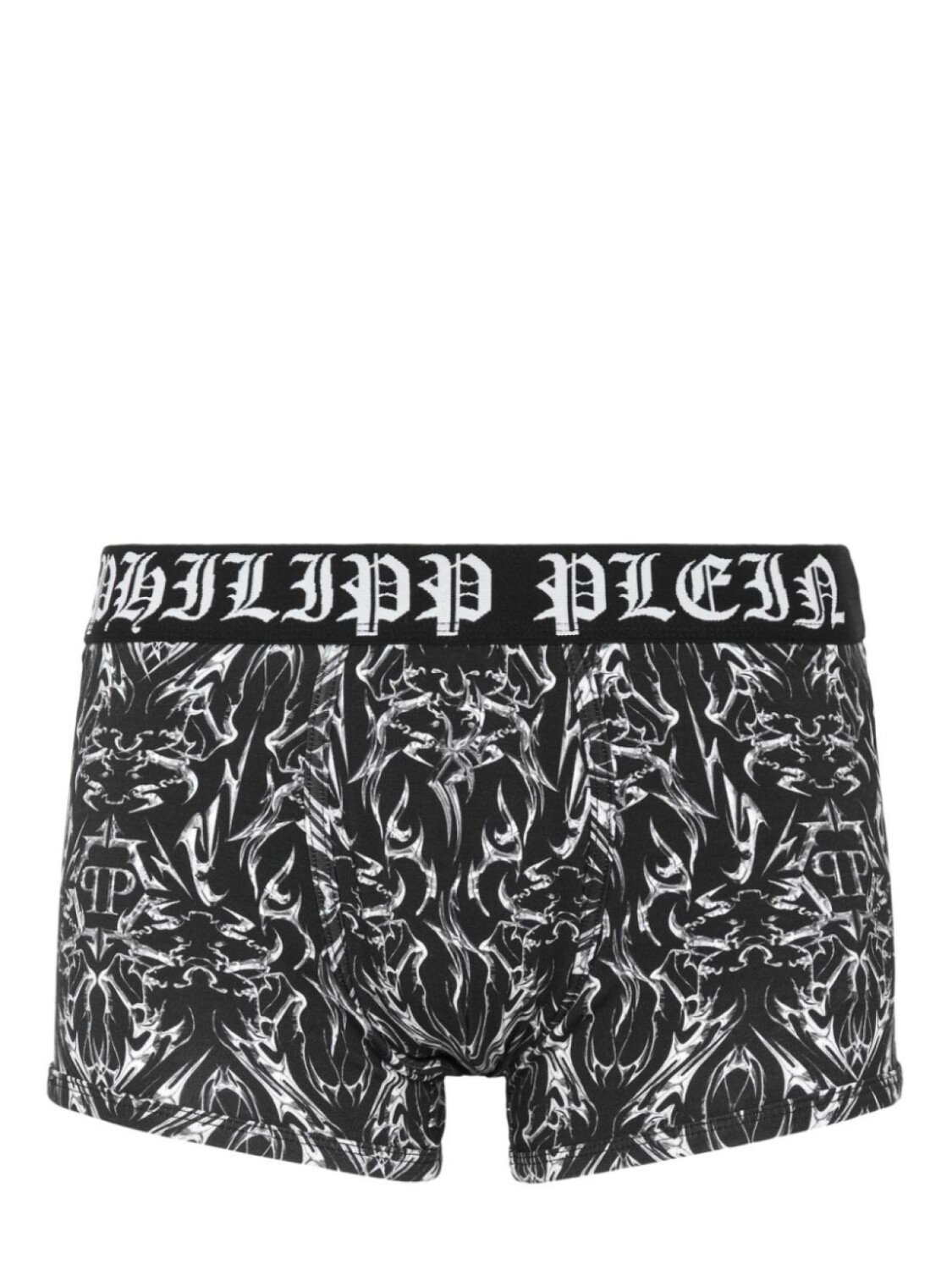 

Philipp Plein боксеры Chrome с логотипом, черный