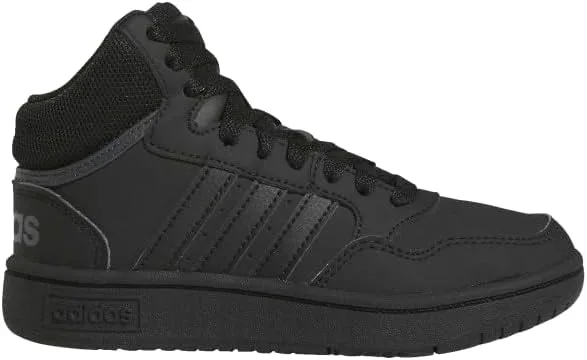 

Баскетбольные кроссовки Adidas Kids' Hoopds среднего верха, черный/серый
