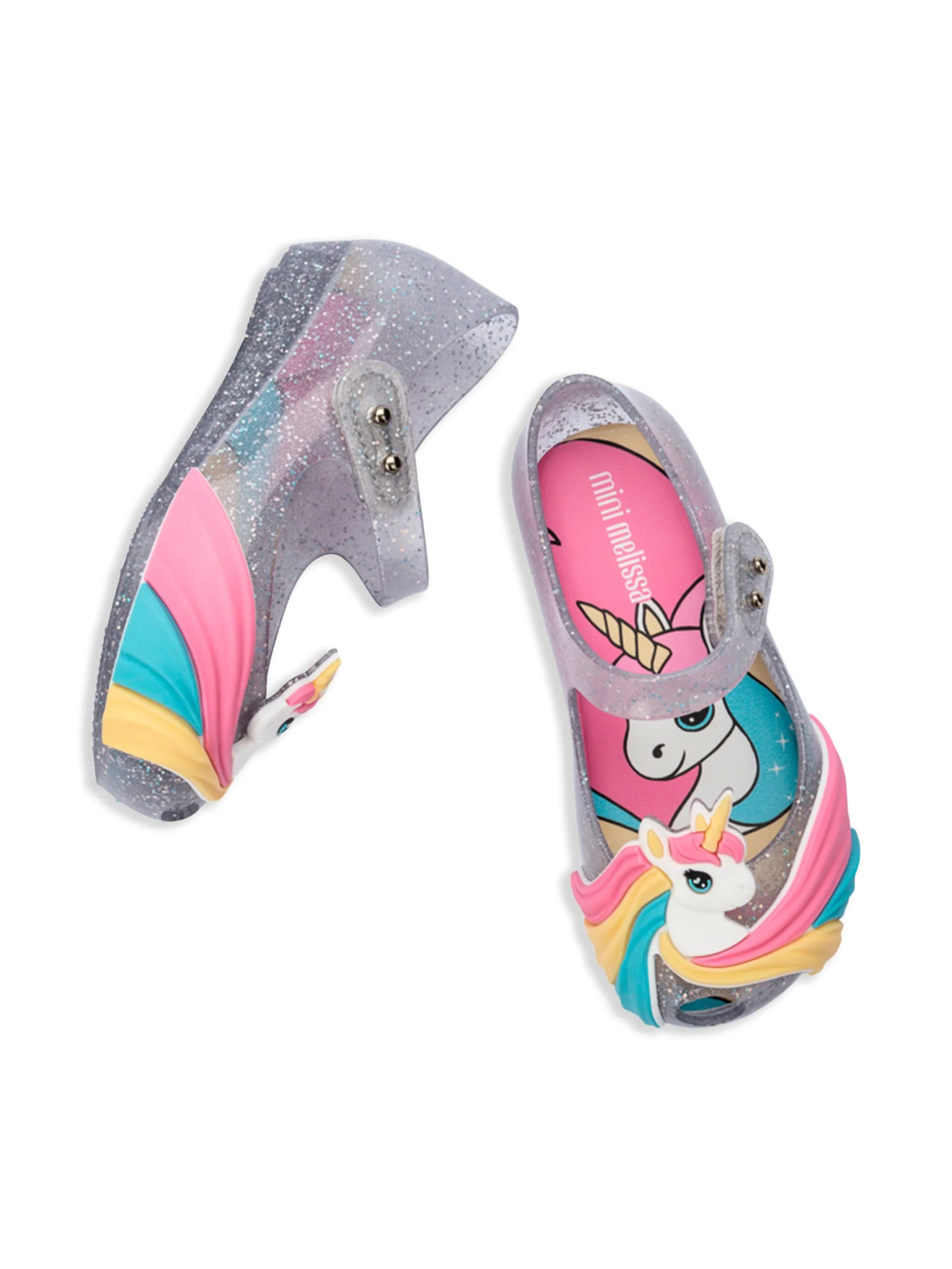 Балетки Ultragirl Unicorn Mini Melissa, серый — фото 4
