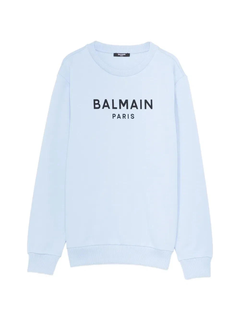 Свитер с логотипом Balmain Kids, синий